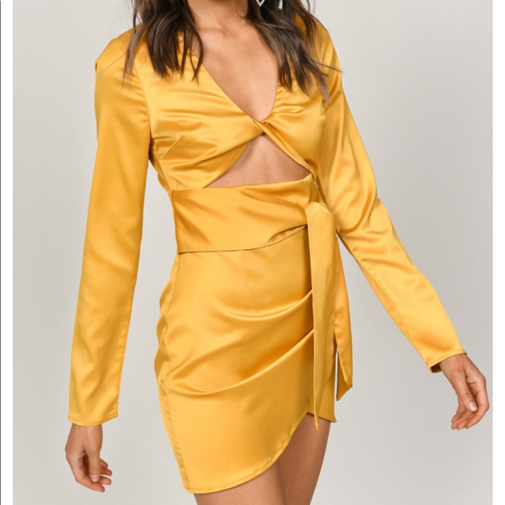 Satin Bodycon Dress